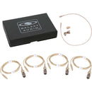 Galaxy Audio HLM4 Hairline Lavalier Omni-Directional Condenser Microphone with cH-Style Connector (Audio-Technica, Beige)