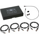 Galaxy Audio HLM4 Hairline Lavalier Omni-Directional Condenser Microphone with cH-Style Connector (Audio-Technica, Black)