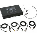 Galaxy Audio HLM4 Hairline Lavalier Omnidirectional Condenser Microphone with Mixed Connectors (Black)