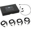 Galaxy Audio HLM4 Hairline Lavalier Omni-Directional Condenser Microphone with Locking 3.5mm Connector (Sennheiser, Black)