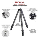 Really Right Stuff TFCX-14L Tall Carbon Fiber Crossover Tripod