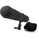 Radius Mini-ALTO 480 Blimp Windshield with RAD-2 Kit & PG Handle (Black, Multi-Pile)