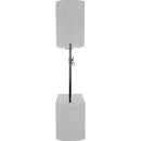 HERCULES Stands SS350B Adjustable Subwoofer Pole with M20 Hybrid Adapter