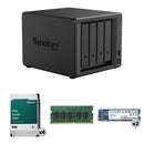 Synology 32TB DS925+ 4-Bay NAS Enclosure Kit with Dual Internal SSDs and RAM Expansion (4 x 8TB)
