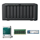 Synology 64TB DiskStation DS1825+ 8-Bay NAS Enclosure Kit with Internal SSD and RAM Expansion (8 x 8TB)