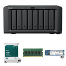 Synology 128TB DiskStation DS1825+ 8-Bay NAS Enclosure Kit with Dual Internal SSDs and RAM Expansion (8 x 16TB)