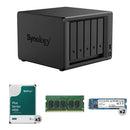 Synology 30TB DiskStation DS1525+ 5-Bay NAS Enclosure Kit with Dual Internal SSDs and RAM Expansion (5 x 6TB)