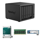 Synology 40TB DiskStation DS1525+ 5-Bay NAS Enclosure Kit with Dual Internal SSDs and RAM Expansion (5 x 8TB)