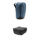 Peak Design Travel Backpack with Medium Camera Cube V2 Kit (Ocean, 45L)