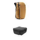Peak Design Travel Backpack with Medium Camera Cube V2 Kit (Coyote, 30L)