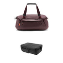 Peak Design Travel Duffel with Large Camera Cube V2 Kit (Eclipse Purple, 35L)