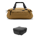 Peak Design Travel Duffel with Medium Camera Cube V2 Kit (Coyote, 35L)