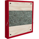 Auralex AuraPanel Fabric Wrapped Wood Frame Absorption Panel (SonoSuede Red, 3.7 x 24 x 24")