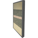 Auralex AuraPanel Fabric Wrapped Wood Frame Absorption Wall Panel (Burch Granite, 3.7 x 24 x 48")