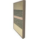 Auralex AuraPanel Fabric Wrapped Wood Frame Absorption Wall Panel (Burch Mink, 3.7 x 24 x 48")