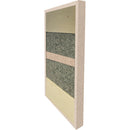 Auralex AuraPanel Fabric Wrapped Wood Frame Absorption Wall Panel (Burch Parchment, 3.7 x 24 x 48")
