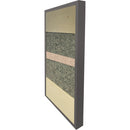 Auralex AuraPanel Ceiling or Corner Panel (Liba Steel, 3.7 x 24 x 48")
