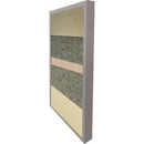 Auralex AuraPanel Fabric Wrapped Wood Frame Absorption Wall Panel (Liba Gray, 3.7 x 24 x 48")