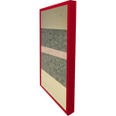 Auralex AuraPanel Fabric Wrapped Wood Frame Absorption Wall Panel (SonoSuede Red, 3.7 x 24 x 48")