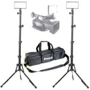Frezzi LCL-180 Pocket Bi-Color LED Panel with Magnetic Mount (Camera Shoot 3-Light Kit)