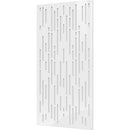 Auralex Fusion Rain Acoustical Tuning Faceplate (White, 24 x 48")