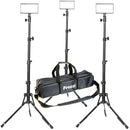 Frezzi LCL-180 Pocket Bi-Color LED Panel with Magnetic Mount (Production 3-Light Kit)