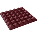 Auralex Studiofoam Pyramid Panel (Burgundy, 24 x 24 x 2", 2-Pack)