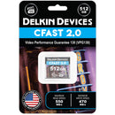 Delkin Devices 512GB CFast 2.0 Memory Card