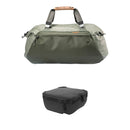 Peak Design Travel Duffel with Medium Camera Cube V2 Kit (Sage, 65L)