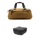 Peak Design Travel Duffel with Medium Camera Cube V2 Kit (Coyote, 50L)