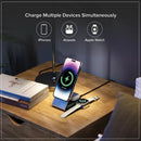 ALOGIC Matrix+ 3-in-1 Magnetic Charging Dock with Apple Watch Charger (White)