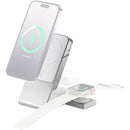 ALOGIC Matrix+ 3-in-1 Magnetic Charging Dock with Apple Watch Charger (White)