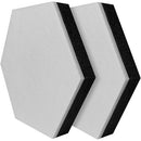 Auralex Studiofoam Synergy Hexagon Modular Acoustical Absorption Panel (White, 24 x 1.4", 2-Pack)
