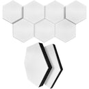 Auralex Studiofoam Synergy Hexagon Modular Acoustical Absorption Panel Set (White, 10", 7-Piece)