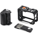 Tilta Camera Cage with Street Snap Accessory Kit for DJI Osmo Action 6 (Black)
