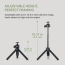 Tilta Quick Release Selfie Stick Tripod (Black)