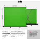 NearStream VK50 Retractable Background (Green, 7.7 x 6.6')