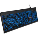X9 Performance Wired Large-Print Backlit 7 Color Wired Keyboard