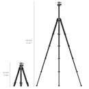 SmallRig BH265 Portable Carbon Fiber Travel Tripod
