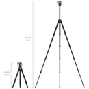 SmallRig BH225 Portable Carbon Fiber Travel Tripod