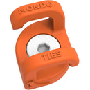 Kondor Blue 3/8"-16 Mondo Ties Cable Management Clips (Phoenix Orange, 4-Pack)