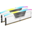 CORSAIR 32GB VENGEANCE RGB DDR5 7200 MT/s DIMM Memory Kit (White, 2 x 16GB)