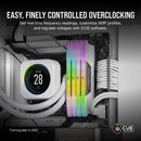 CORSAIR 32GB VENGEANCE RGB DDR5 7200 MT/s DIMM Memory Kit (White, 2 x 16GB)
