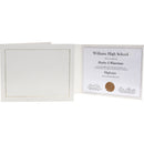 Tap Atlas Certificate Folder (11 x 8.5", White, 25-Pack)