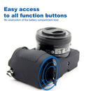 Easy Hood Silicone Protection Case for Sony a6400 (Black)