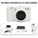 Easy Hood Silicone Protection Case for Sony ZV-1F (White)