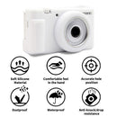 Easy Hood Silicone Protection Case for Sony ZV-1F (White)
