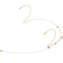 Galaxy Audio HSM4 Dual-Ear Headset Omnidirectional Microphone and Four Cables with Audio Technica cH Connectors (Beige)
