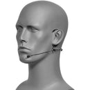 Galaxy Audio HSM4 Dual-Ear Headset Omnidirectional Microphone and Four Cables with Audio Technica cH Connectors (Black)