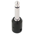 Cable Techniques Low-Profile Right-Angle 1/4" Plug (2-Pole, Standard Black Cap)